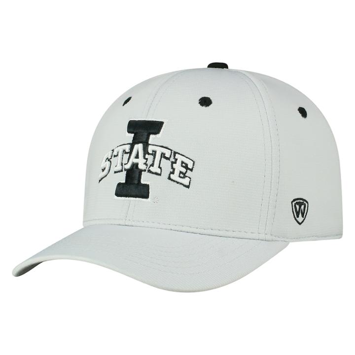 Adult Top Of The World Iowa State Cyclones High Power Cap, Men's, Light Grey