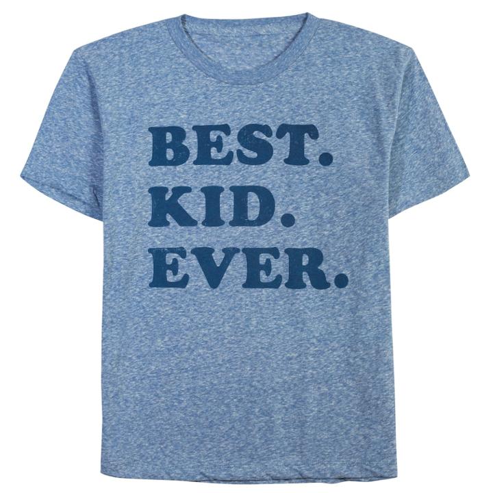 Boys 8-20 & Girls 7-16 Dad & Me Best Kid Ever Graphic Tee, Size: Large, Med Blue