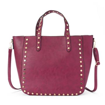 Yoki Studded Tote, Women's, Purple
