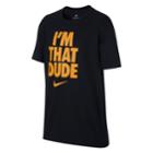 Boys 8-20 Nike I'm That Dude Tee, Size: Xl, Grey (charcoal)
