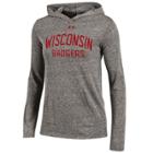 Women's Under Armour Wisconsin Badgers Hooded Tee, Size: Small, Red