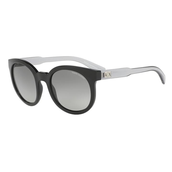 Armani Exchange Ax4057s 53mm Round Gradient Sunglasses, Men's, Grey