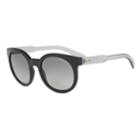 Armani Exchange Ax4057s 53mm Round Gradient Sunglasses, Men's, Grey