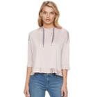 Women's Juicy Couture Ruffle Boxy Hoodie, Size: Small, Purple