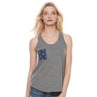 Women's Rock & Republic&reg; Stars & Stripes Graphic Tank, Size: Xs, Med Grey