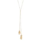 Lc Lauren Conrad Leaf Cluster Y Necklace, Women's, Gold