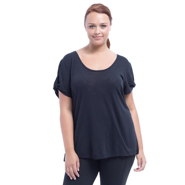 Plus Size Balance Collection Tee, Women's, Size: 3xl, Black