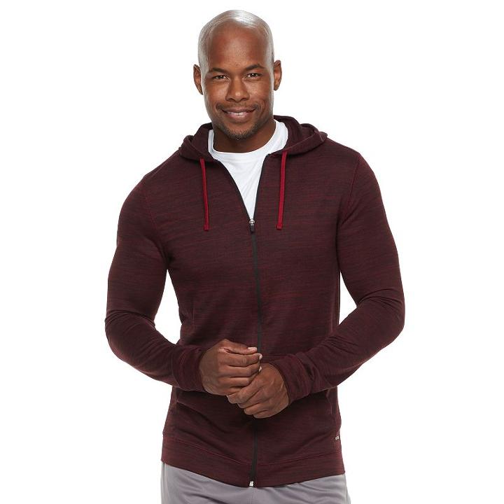 Big & Tall Tek Gear&reg; Space-dyed Dry Tek Performance Hoodie, Men's, Size: 4xb, Red