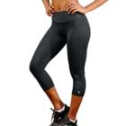 Women's Champion Absolute Smoothtec Capri Workout Tights, Size: Medium, Black