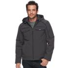 Men's Urban Republic Classic-fit Softshell Hooded Jacket, Size: Xl, Grey