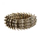 Gs By Gemma Simone Gold Tone Simulated Crystal Spike Stretch Bracelet, Women's, White