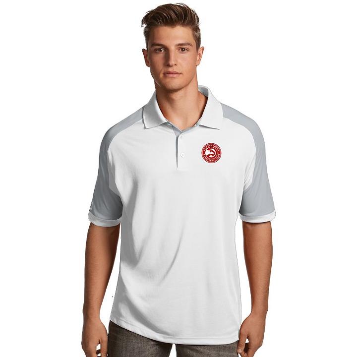 Men's Antigua Atlanta Hawks Century Polo, Size: Xxl, White