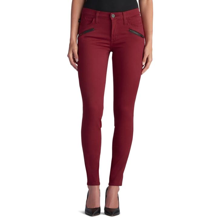 Women's Rock & Republic&reg; Kashmiere Red Leggings, Size: 12 T/l, Dark Red
