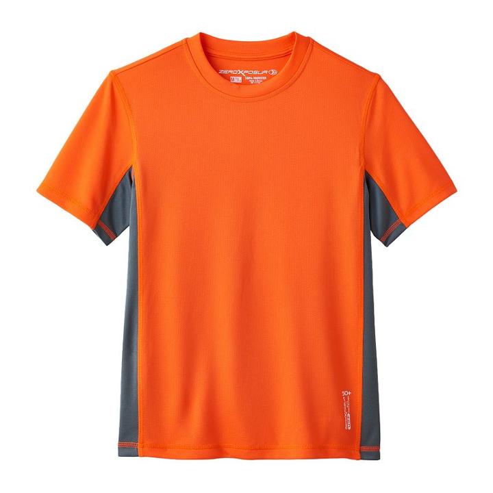 Boys 8-20 Zeroxposur Speed Rashgaurd, Boy's, Size: Medium, Orange Oth