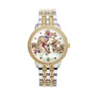 Disney Princess Ariel Women's Crystal Two Tone Watch, Size: Large, Multicolor