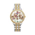 Disney Princess Ariel Women's Crystal Two Tone Watch, Size: Large, Multicolor