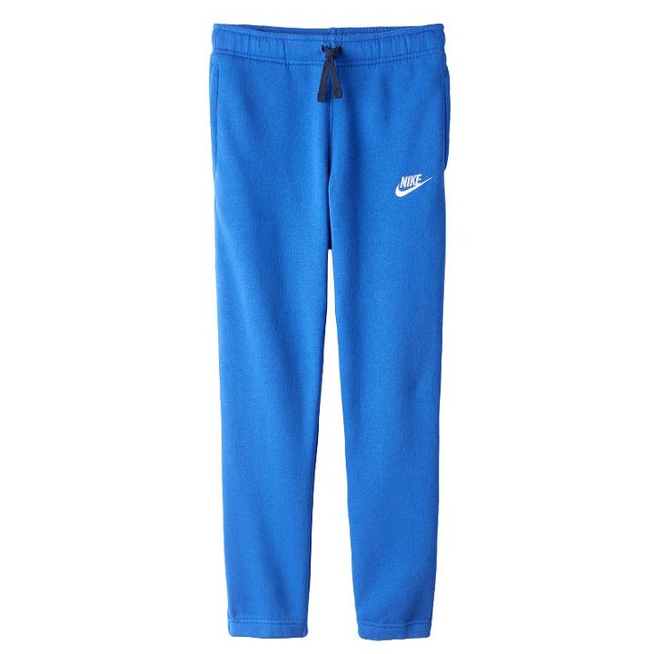 Boys 8-20 Nike Core Gfx1 Fleece Pants, Boy's, Size: Medium, Blue Other