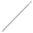 Sterling Silver Chain Bracelet - 8-in, Women's, Size: 8, Grey