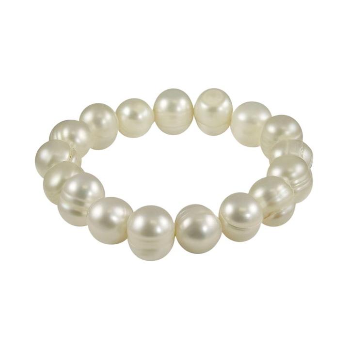 Freshwater Cultured Pearl Stretch Bracelet, Women's, White