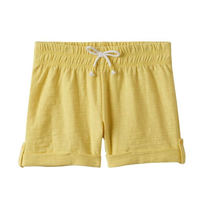 Girls 4-10 Jumping Beans&reg; Slubbed Cuff Shorts, Girl's, Size: 6x, Gold