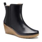 Chooka Women's Wedge Waterproof Rain Boots, Size: 9, Black