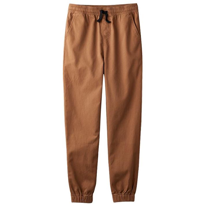 Boys 8-20 Hollywood Jeans Pull-on Twill Jogger Pants, Boy's, Size: S(8), Brown Oth