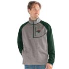 Men's Minnesota Wild Mountain Trail Pullover Fleece Jacket, Size: Xxl, Green