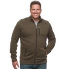 Big & Tall Sonoma Goods For Life&trade; Full-zip Fleece Jacket, Men's, Size: 3xl Tall, Green