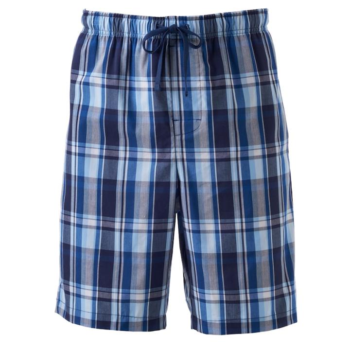 Big & Tall Croft & Barrow&reg; True Comfort Stretch Sleep Shorts, Men's, Size: L Tall, Dark Blue