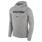 Men's Nike Missouri Tigers Basketball Fleece Hoodie, Size: Small, Grey Other