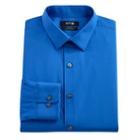 Men's Apt. 9&reg; Extra-slim Solid Stretch Dress Shirt, Size: 15.5-34/35, Blue (navy)