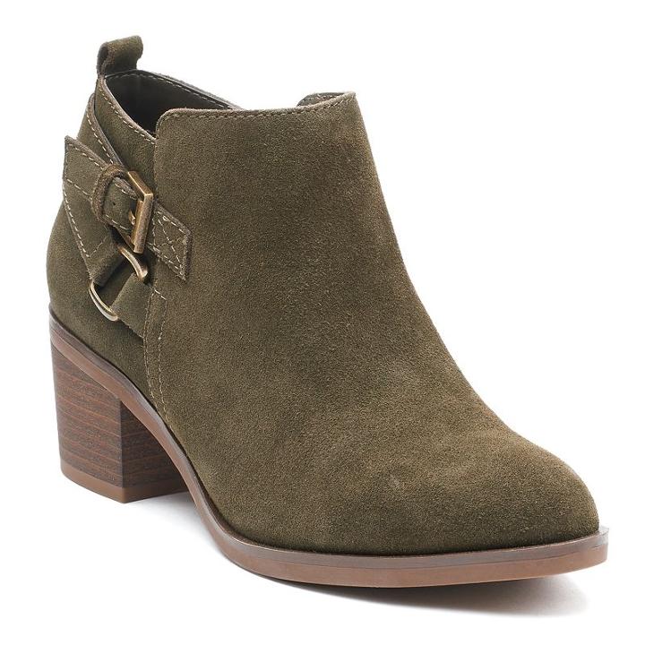 Sonoma Goods For Life&trade; Sonya Women's Ankle Boots, Size: Medium (9), Green