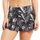 Women's Marika Knit Ruffle Skort, Size: Small, Oxford
