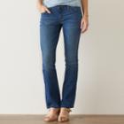Women's Sonoma Goods For Life&trade; Slim Fit Bootcut Jeans, Size: 16 T/l, Med Blue