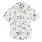 Boys 4-8 Carter's Tropical Woven Button-front Shirt, Boy's, Size: 4, Ovrfl Oth