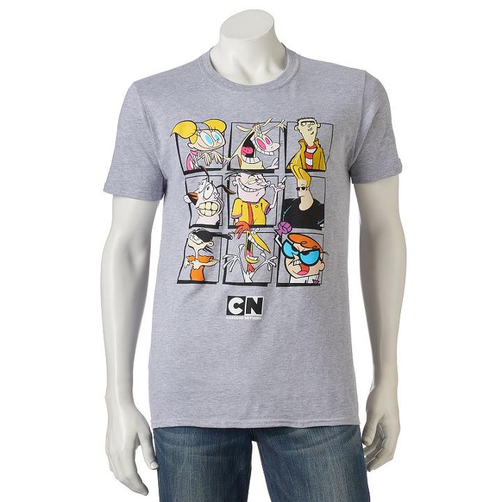 Men's Cartoon Network Tee, Size: Medium, Dark Grey