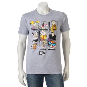 Men's Cartoon Network Tee, Size: Medium, Dark Grey