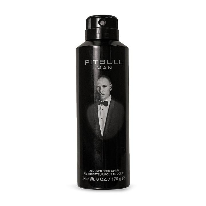 Pitbull Man By Pitbull Men's Body Spray, Multicolor
