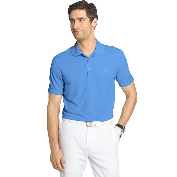 Men's Izod Champion Grid Classic-fit Performance Golf Polo, Size: Xl, Blue Other