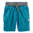 Oshkosh B'gosh, Boys 4-8 &reg; Cargo Shorts, Boy's, Size: 7, Turquoise/blue (turq/aqua)