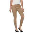 Women's Utopia By Hue Picked Jean Skimmer Leggings, Size: Medium, Lt Brown
