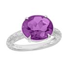 Sterling Silver Amethyst Ring, Women's, Size: 5, Purple
