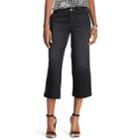 Women's Chaps Wide-leg Crop Jeans, Size: 2, Grey