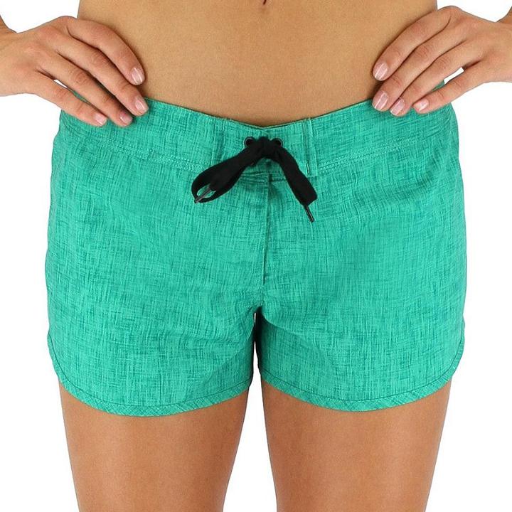 Women's Adidas Outdoor Voyager Running Shorts, Size: Small, Med Green