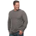 Big & Tall Croft & Barrow&reg; Classic-fit Reversible Ribbed Crewneck Tee, Men's, Size: Xl Tall, Dark Grey