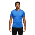 Men's Adidas Essential V-neck Tech Tee, Size: Large, Med Blue