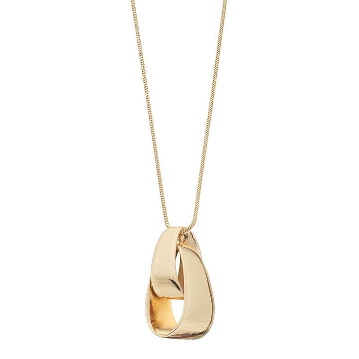 Dana Buchman Interlocked Pendant Necklace, Women's, Gold
