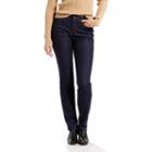 Women's Levi's&reg; 525&trade; Perfect Waist Straight-leg Jeans, Size: 30(us 10)m, Dark Blue