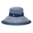 Women's Betmar Audrey Wide Brim Sun Hat, Blue (navy)