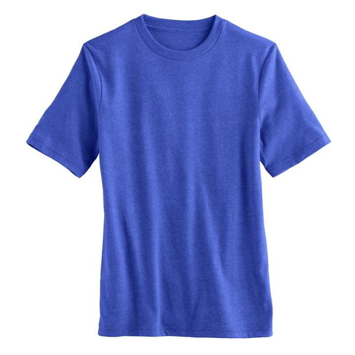 Boys 8-20 Urban Pipeline&reg; Ultimate Solid Crew Tee, Size: Large, Dark Blue